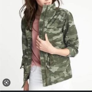 Camo utility jacket